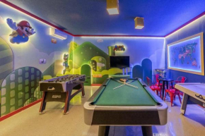 Mario Bros Game room 8BD Pool Movie Room 2622